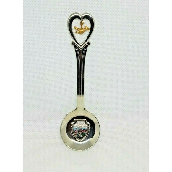 Fort U.S.A  Arizona Grand Canyon National Park Embossed Mini Silver Spoon - Picture 1 of 11